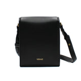 VERSACE SHOULDER BAG 1017068 1A13018 1B00V BLACK ヴェルサーチ ショルダーバッグ クロスボディ バッグ メドゥーサ ビギー ボディバッグ メンズ レディース ブラック