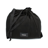 VERSACE SHOULDER BAG 1018352 1A13686 1B00V BLACK ヴェルサーチ ショルダーバッグ キルティング ベルト バッグ ボディバッグ メンズ レディース ブラック