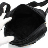VERSACE SHOULDER BAG 1018353 1A13686 1B00V BLACK ヴェルサーチ ショルダーバッグ キルティング ベルト バッグ ボディバッグ メンズ レディース ブラック
