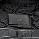 VERSACE BACKPACK BAG 1018355 1A13686 1B00V BLACK ヴェルサーチ キルティング バックパック リュック ロゴ メンズ レディース ブラック