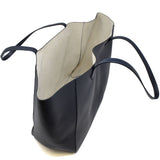 Cisei TOTE BAG 1141 MF NAVY シセイ ミニフォーカス トートバッグ Lサイズ ハンドバッグ カーフ レザー メンズ レディース ネイビー