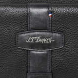 S.T.Dupont SOFT GRAINED BLACK POUCH BAG 181298 BLACK エステーデュポン ソフト グレイン レザー ポーチ クラッチバッグ メンズ レディース ブラック