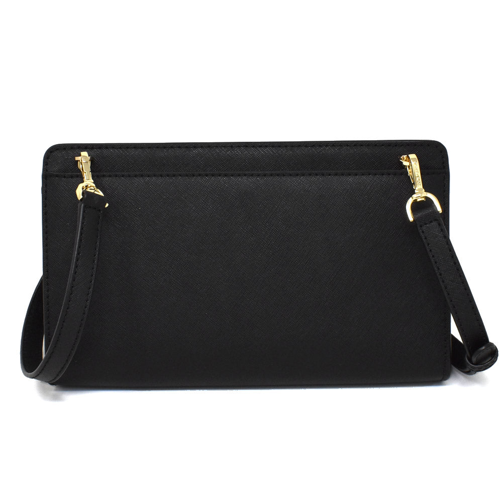 MICHAEL KORS 2WAY CROSSBODY CLUTCH BAG 32F6GTVC3L 001 BLACK