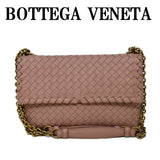 BOTTEGA VENETA OLIMPIA INTRECCIATO S 386498 VO0AD 6600 PINK BEIGE ボッテガヴェネタ オリンピア イントレチャート スモール クロスボディバッグ ショルダーバッグ レディース ピンクベージュ