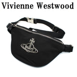 Vivienne Westwood HILDA SMALL BUM BAG 43070028 UW001Y LA N401 BLACK ヴィヴィアン ウエストウッド ボディバッグ ショルダーバッグ メンズ レディース ブラック