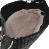 BOTTEGA VENETA INTRECCIATO HAND TOTE BAG 494119 VO0AD 1000 BLACK ボッテガヴェネタ イントレチャート ハンドバッグ ワンショルダーバッグ レディース ブラック