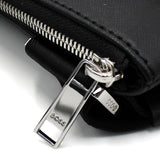 HUGO BOSS CROSSBODY BAG 50483567 001 BLACK ヒューゴボス ショルダーバッグ エンベロープバッグ ジップクロージャー ロゴディテール クロスボディバッグ メンズ ブラック