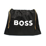 HUGO BOSS CROSSBODY BAG 50483567 001 BLACK ヒューゴボス ショルダーバッグ エンベロープバッグ ジップクロージャー ロゴディテール クロスボディバッグ メンズ ブラック