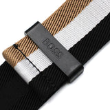 HUGO BOSS CROSSBODY BAG 50511938 001 BLACK ヒューゴボス ショルダーバッグ ボディバッグ ストラクチャード ベルトバッグ コントラストロゴ ウエストポーチ メンズ ブラック