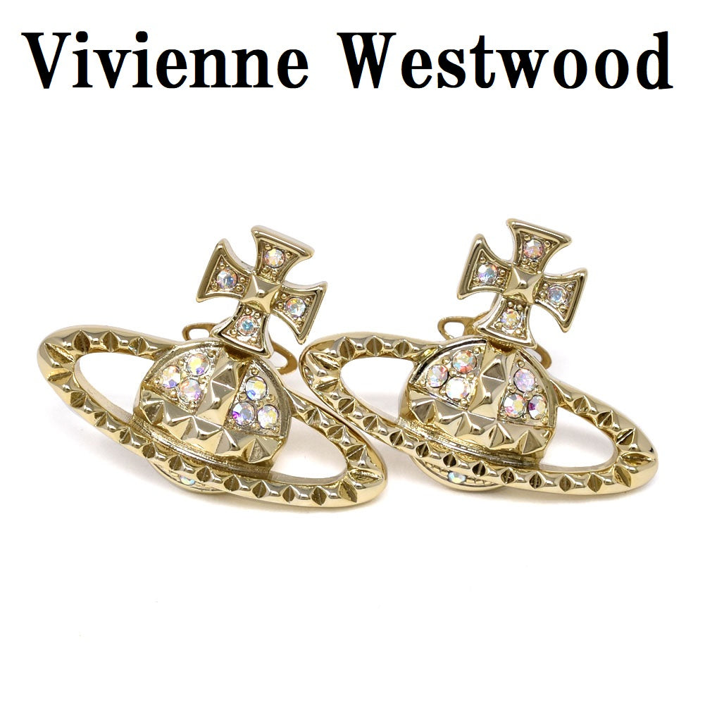 Vivienne Westwood MAYFAIR BAS RELIEF EARRINGS 62010029 R115 GOLD ...