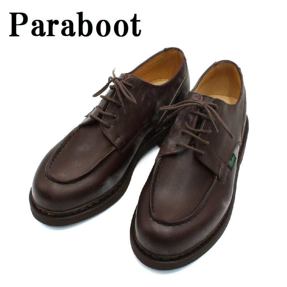 Paraboot CHAMBORD SHOES MENS 7107 07 UK7 7.5 8 8.5 9 9.5 D.BROWN パラブーツ