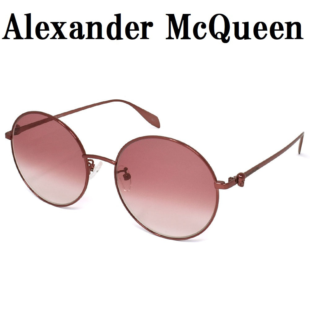 日本正規品 Alexander McQueen SUNGLASSES ASIAN FIT AM0275S 003 RED