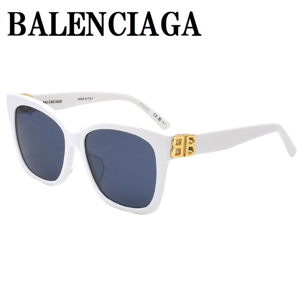 国内正規品 BALENCIAGA SUNGLASSES ASIAN FIT BB0102SA 004 BLUE WHITE