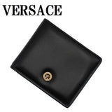 VERSACE WALLET DPU2463 1A13018 1B00V BLACK ヴェルサーチ 二つ折り 財布 ウォレット メドゥーサ ビギー 札入れ カード入れ ヴェルサーチェ メンズ レディース ブラック