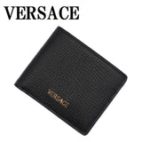 VERSACE WALLET DPU2463 1A13695 1B00V BLACK ヴェルサーチ 二つ折り 財布 ミス ウォレット 札入れ カード入れ ヴェルサーチェ メンズ レディース ブラック