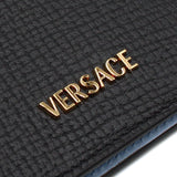 VERSACE WALLET DPU2463 1A13695 1B00V BLACK ヴェルサーチ 二つ折り 財布 ミス ウォレット 札入れ カード入れ ヴェルサーチェ メンズ レディース ブラック
