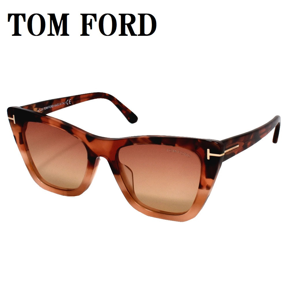 TOM FORD SUNGLASSES ASIAN FIT SUNGLASSES TF846F 56T 53 BROWN PINK