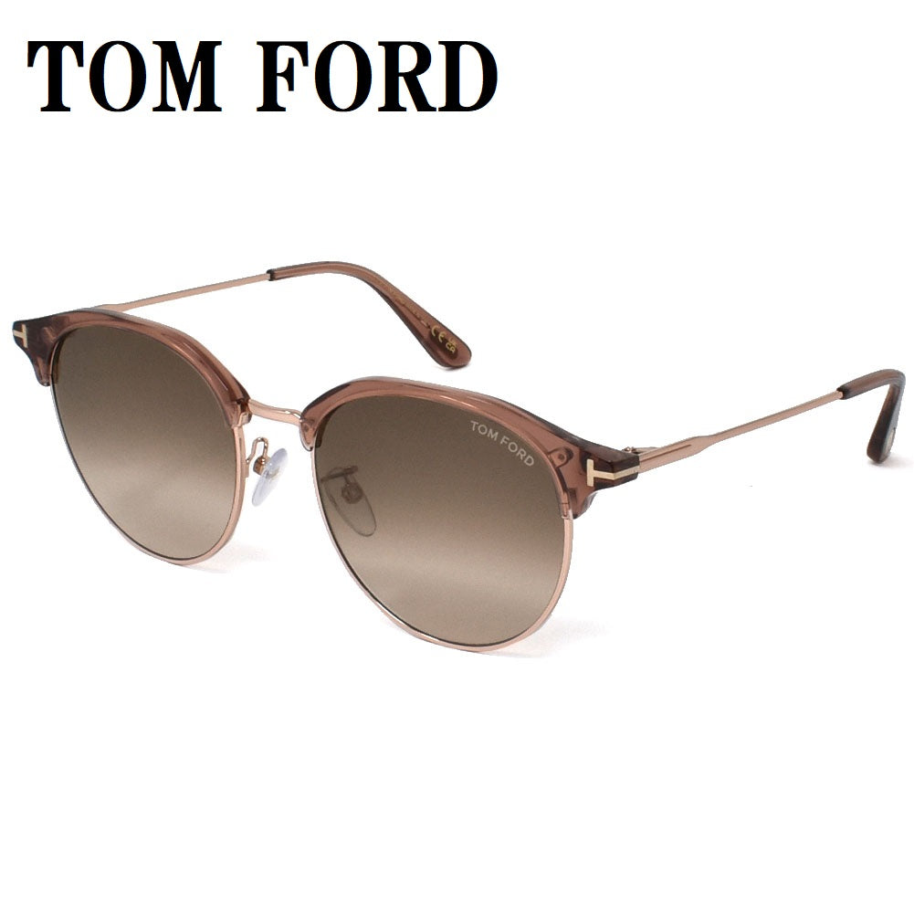 TOM FORD SUNGLASSES ASIAN FIT SUNGLASSES TF889-K 45F 55 BROWN CLEAR トム –  lig-lig