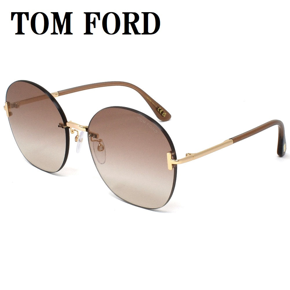 TOM FORD SUNGLASSES ASIAN FIT SUNGLASSES TF896-K 30F 63 PINK BROWN 
