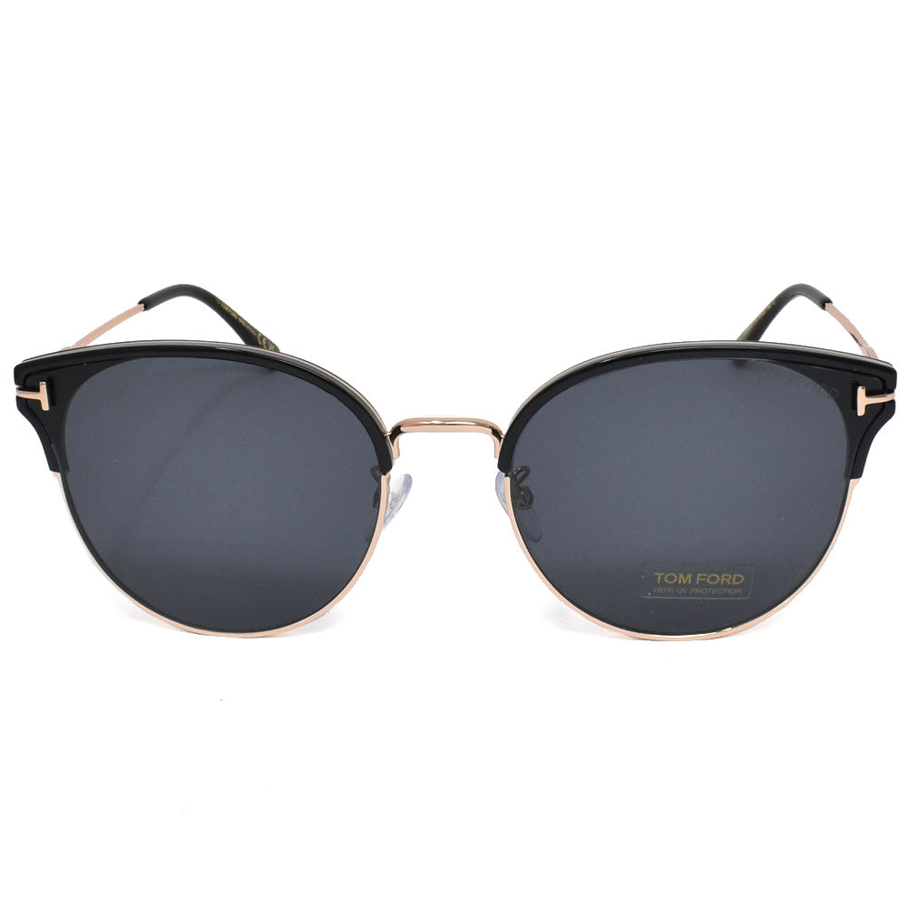 TOM FORD SUNGLASSES ASIAN FIT TF898 K 01A 61 GRAY BLACK PINKGOLD
