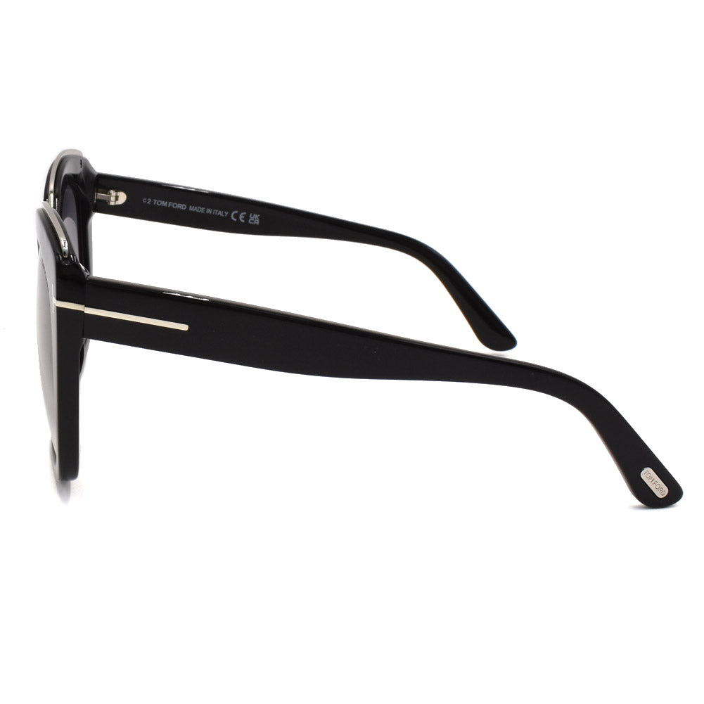 TOM FORD SUNGLASSES ASIAN FIT CHANTALLE TF0944 01B 55 LIGHT