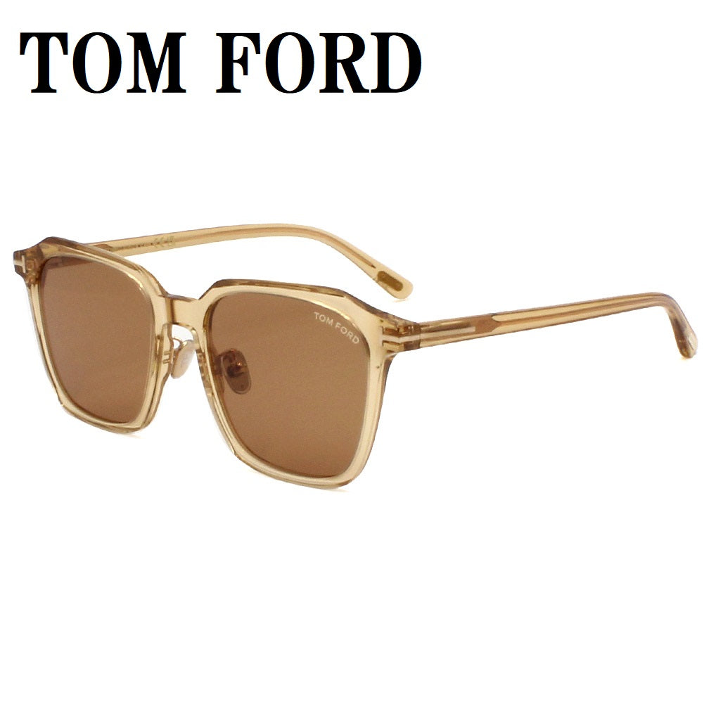 TOM FORD SUNGLASSES ASIAN FIT FT0971K S 45E 54 BROWN CLEAR トム