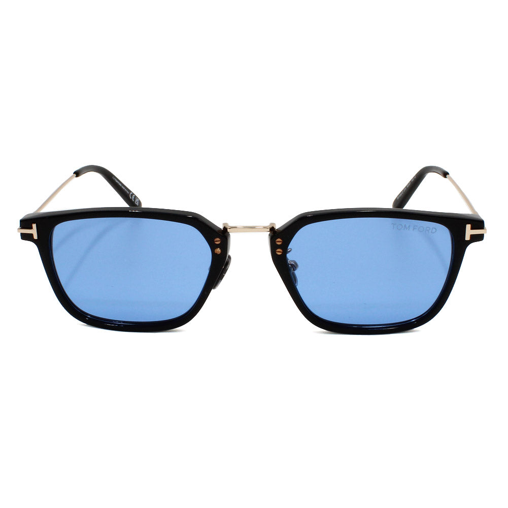 TOM FORD SUNGLASSES ASIAN FIT FT1042D 01V 52 BLUE BLACK トム