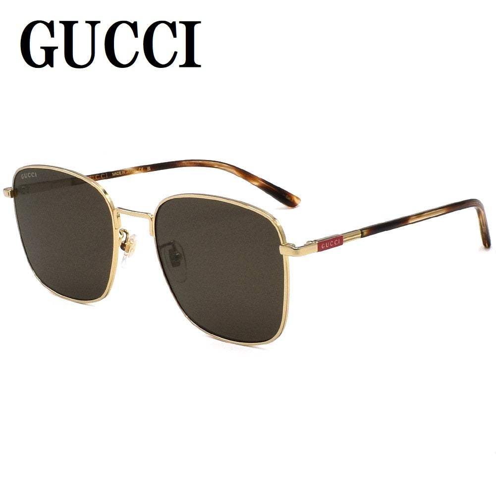 国内正規品 GUCCI SUNGLASSES ASIAN FIT GG1350S 002 BROWN GOLD