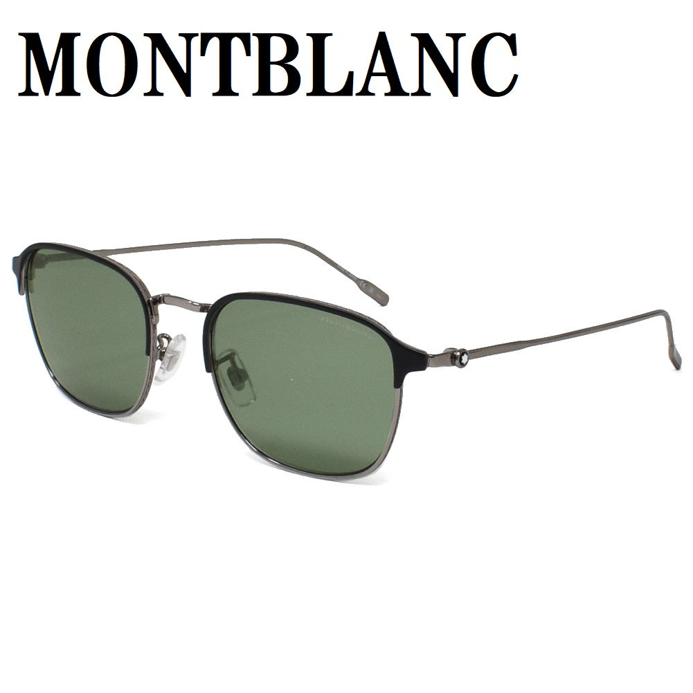 日本正規品 MONTBLANC SUNGLASSES ASIAN FIT MB0189S 005 GREEN