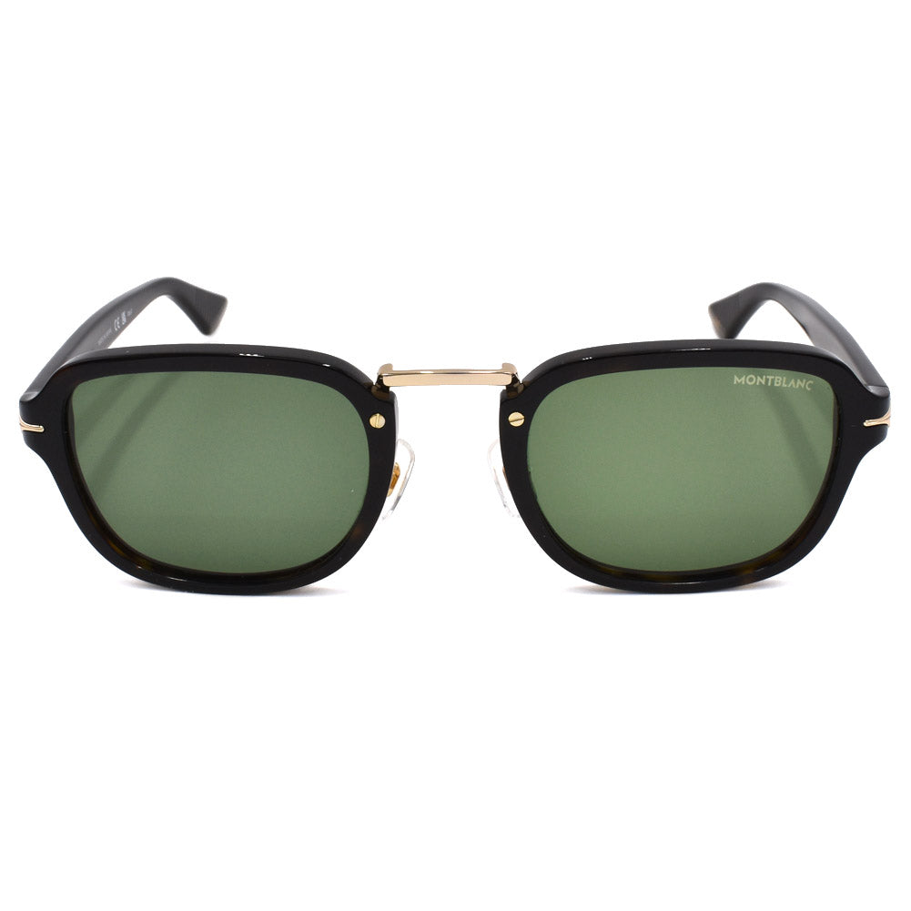 国内正規品 MONTBLANC SUNGLASSES ASIAN FIT MB0264S 002 GREEN GOLD