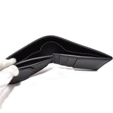 Cisei FOLDING WALLET WITH COIN PURSE P1023 LD NERO シセイ 二つ折り 財布 小銭入れ カード入れ 牛革 レザー メンズ ネロ ブラック