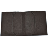 Cisei FOLDING THIN WALLET P1026 LD T MORO シセイ 二つ折り 財布 札入れ カード入れ 牛革 レザー メンズ モロ ダークブラウン