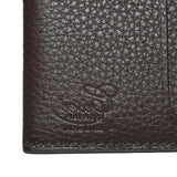 Cisei FOLDING THIN WALLET P1026 LD T MORO シセイ 二つ折り 財布 札入れ カード入れ 牛革 レザー メンズ モロ ダークブラウン