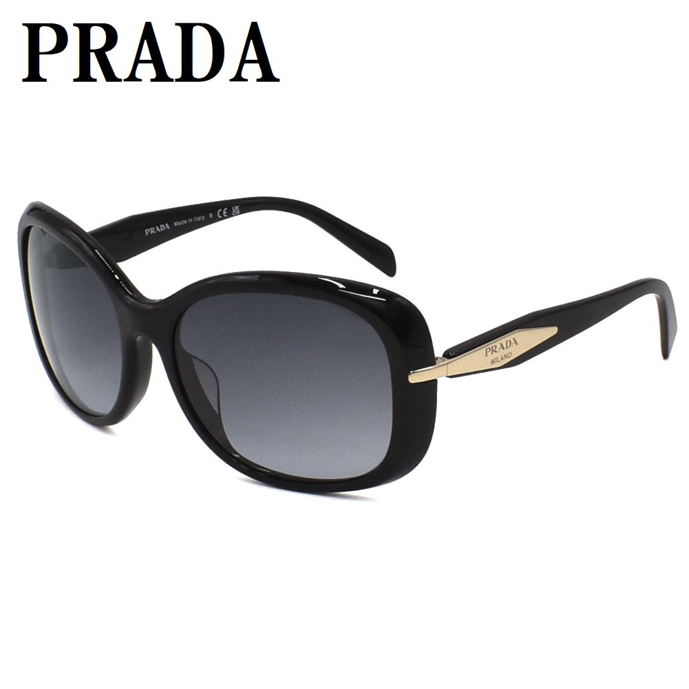 PRADA SUNGLASSES EYEWEAR PR04ZSF 1AB09S 58 GRAY BLACK プラダ