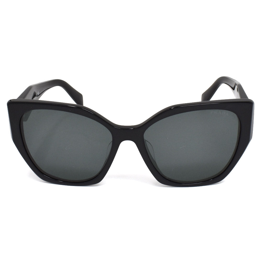 PRADA SUNGLASSES EYEWEAR PR19ZSF 1AB5S0 56 DARK GRAY BLACK プラダ
