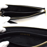 MICHAEL KORS 32H7GFDW2O 001 LETHER HAND CLUTCH BAG POUCH BLACK マイケルコース レザー ハンドバッグ クラッチバッグ ポーチ レディース 女性 ブラック
