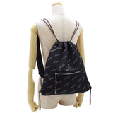 Vivienne Westwood HILARY DRAWSTRING RUCKSACK BACKPACK I LOVE CRAP 43010031 BLACK ヴィヴィアン ウエストウッド ヒラリー ドローストリング ナップサック リュックサック レディース ブラック