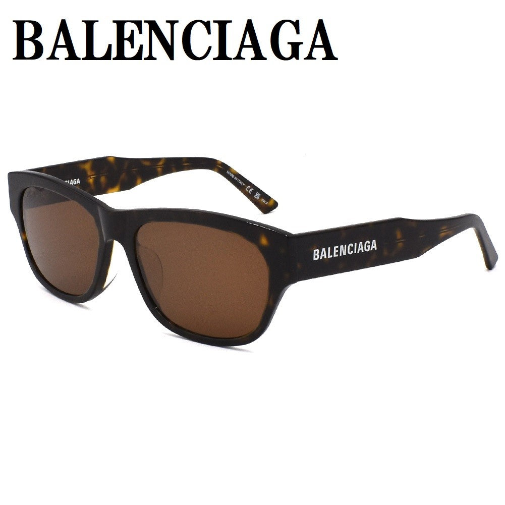 国内正規品 BALENCIAGA SQUARE SUNGLASSES ASIAN FIT BB0164S 002 57mm