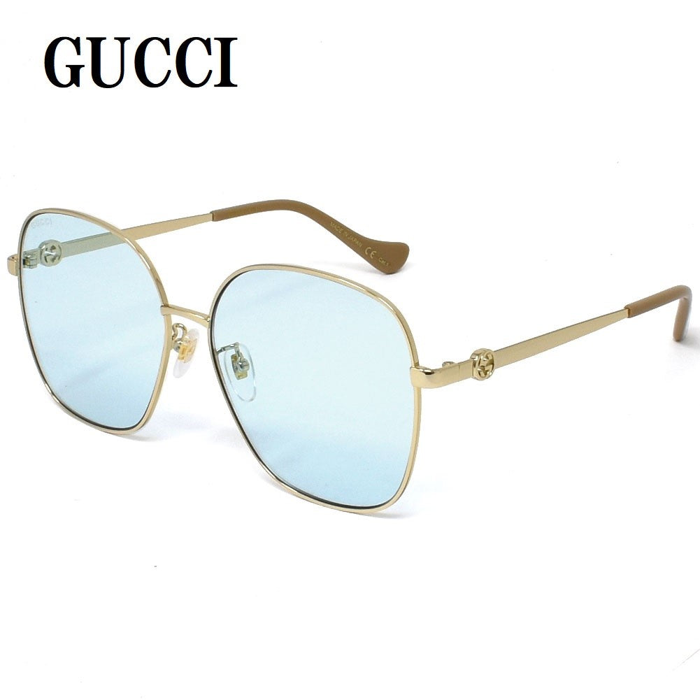 国内正規品 GUCCI SUNGLASSES ASIAN FIT GG1089SA 004 GOLD グッチ