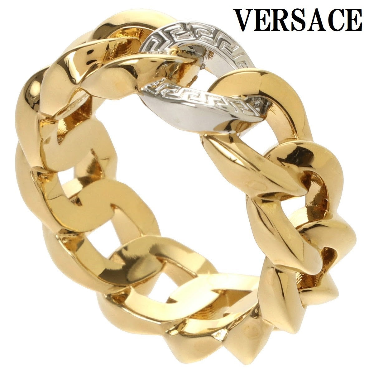 VERSACE MEDUSA CHAIN RING DG5I020 DJMT KVOP GOLD SILVER 17号 19号 