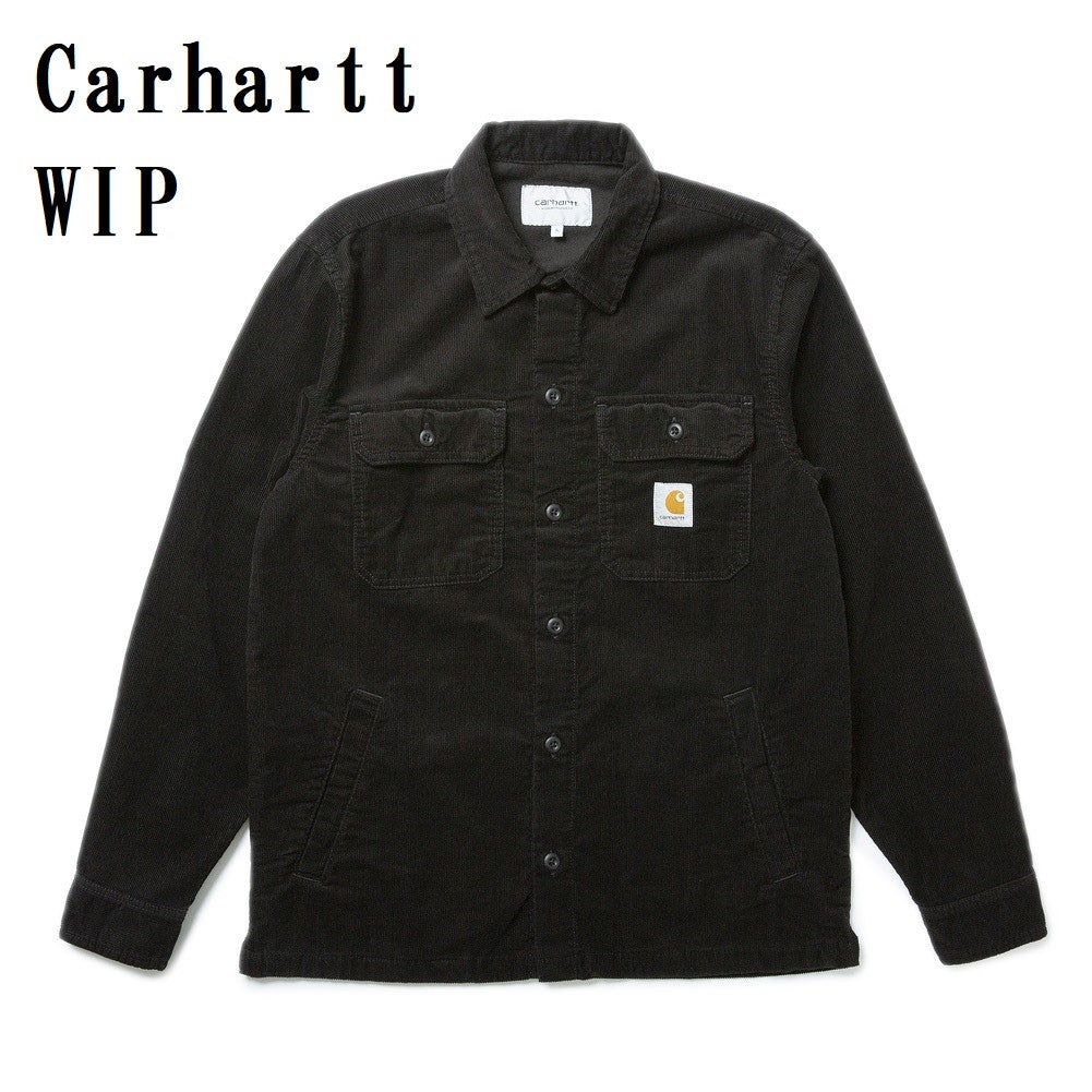 CARHARTT WIP DIXON SHIRT JACKET CORDUROY I030285 BLACK S M L XL