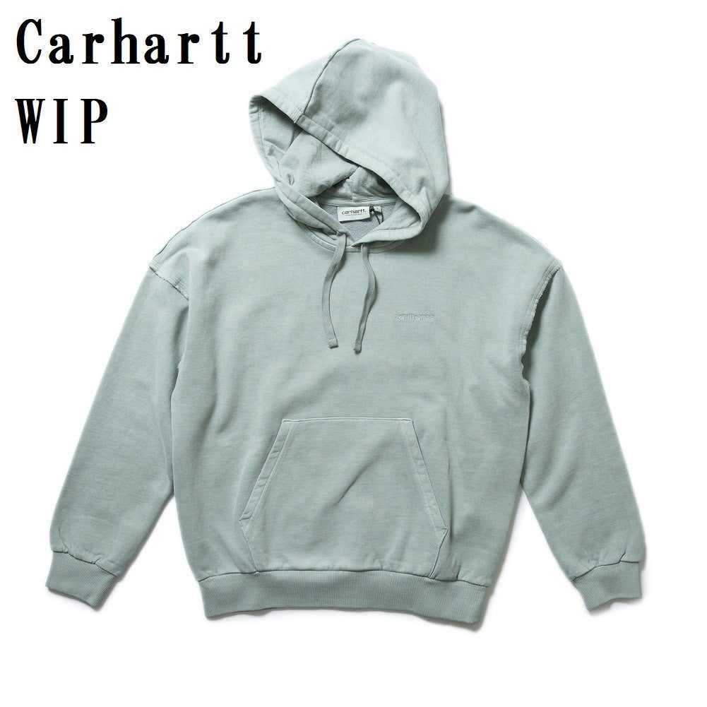 CARHARTT WIP MARFA SWEATSHIRT HOODED PARKA I031044 MISTY SAGE XS