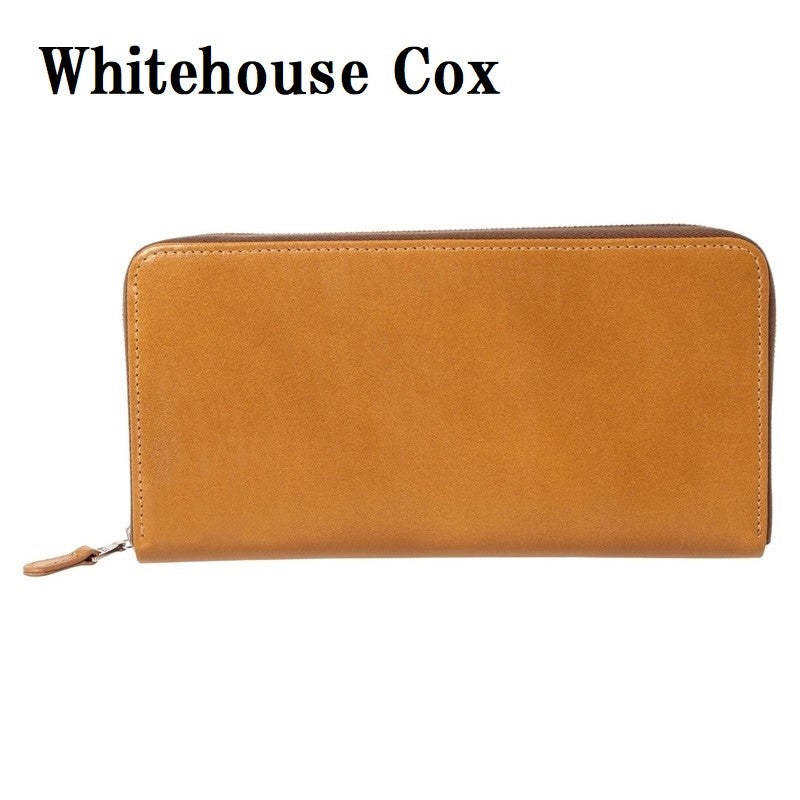 WHITEHOUSE COX BRIDLE LEATHER LONG ZIP WALLET S2622 NEWTON