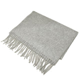 Johnstons WA000057 HA0100 WA57 Woven Scarf Stole Silver ジョンストンズ 中判 ストール マフラー スカーフ カシミア プレーン 無地 レディース メンズ シルバー