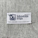 Johnstons WA000057 HA0100 WA57 Woven Scarf Stole Silver ジョンストンズ 中判 ストール マフラー スカーフ カシミア プレーン 無地 レディース メンズ シルバー