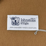 Johnstons WA000057 SB3022 WA57 Woven Scarf Stole Dark Camel ジョンストンズ 中判 ストール マフラー スカーフ カシミア プレーン 無地 レディース メンズ ダーク キャメル