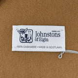 Johnstons WA000057 SB3022 WA57 Woven Scarf Stole Dark Camel ジョンストンズ 中判 ストール マフラー スカーフ カシミア プレーン 無地 レディース メンズ ダーク キャメル