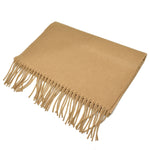 Johnstons WA000057 SB4142 WA57 Woven Scarf Stole Camel ジョンストンズ 中判 ストール マフラー スカーフ カシミア プレーン 無地 レディース メンズ キャメル