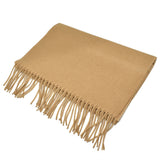 Johnstons WA000057 SB4142 WA57 Woven Scarf Stole Camel ジョンストンズ 中判 ストール マフラー スカーフ カシミア プレーン 無地 レディース メンズ キャメル