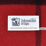 Johnstons WA000057 KU0099 WA57 Woven Tartan Check Scarf Stole Wallace ジョンストンズ 中判 ストール マフラー スカーフ カシミア タータン チェック レディース メンズ ウォーレス